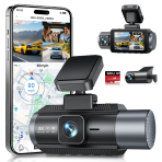 Dashcam GKU D1000 3 channels 4K 30fps+2.5K+1080p 5.8Ghz WiFi – Image 4